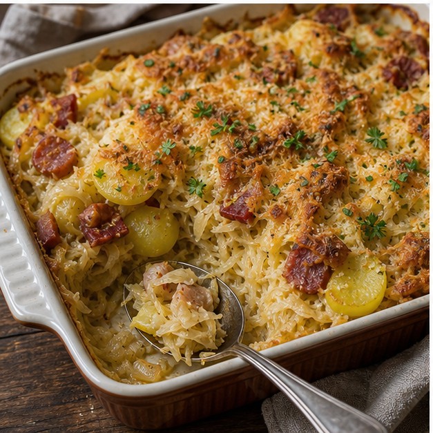 Sauerkraut Casserole