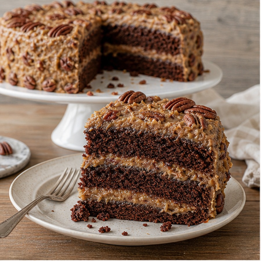 Grandma Olson's German Chocolate Cake(Very Easy Cake to Make Plus Serves a Large Crowd)