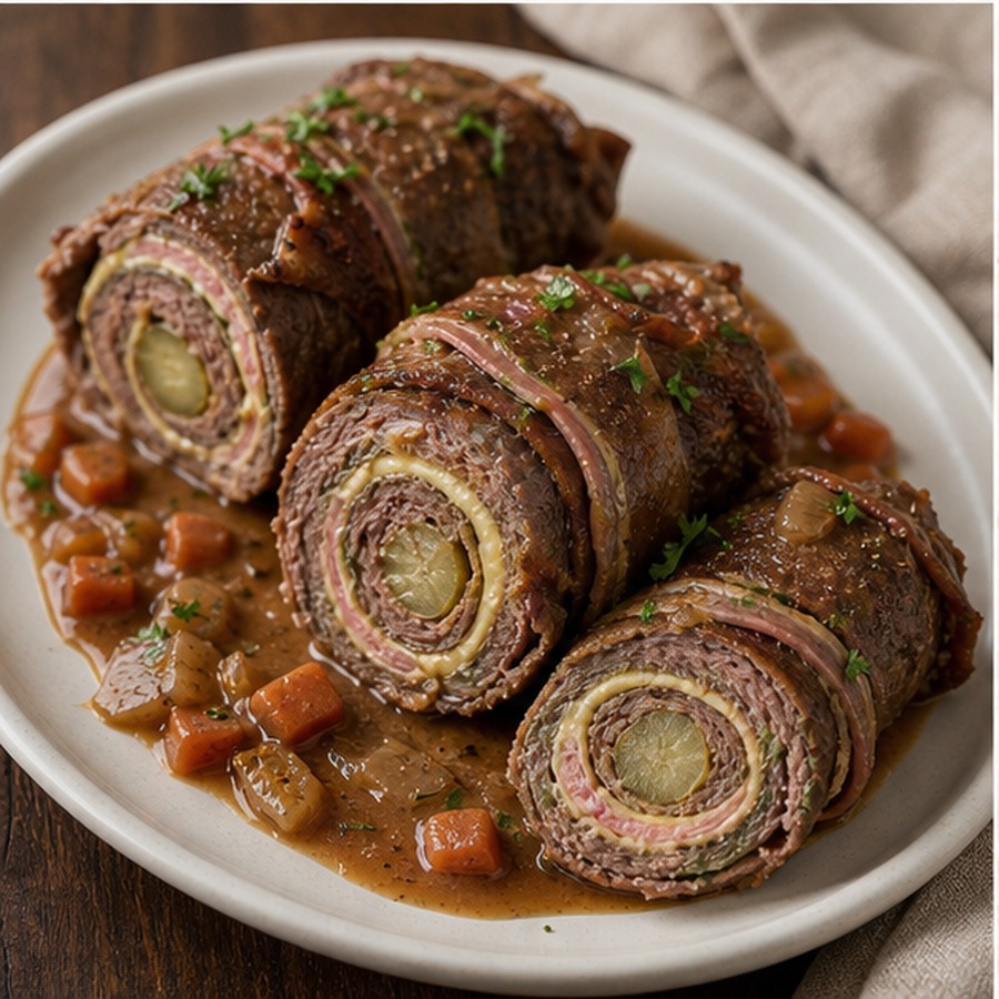 Grannie's German Steak Roll-Up