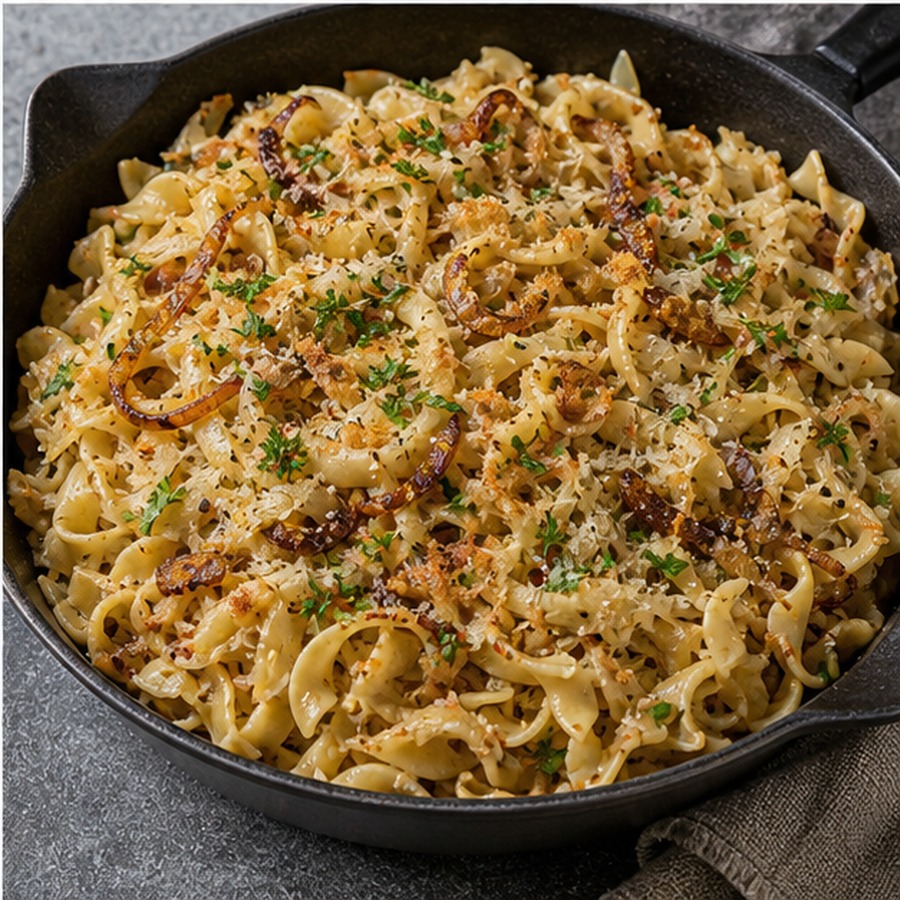 German Kraut Noodle Skillet