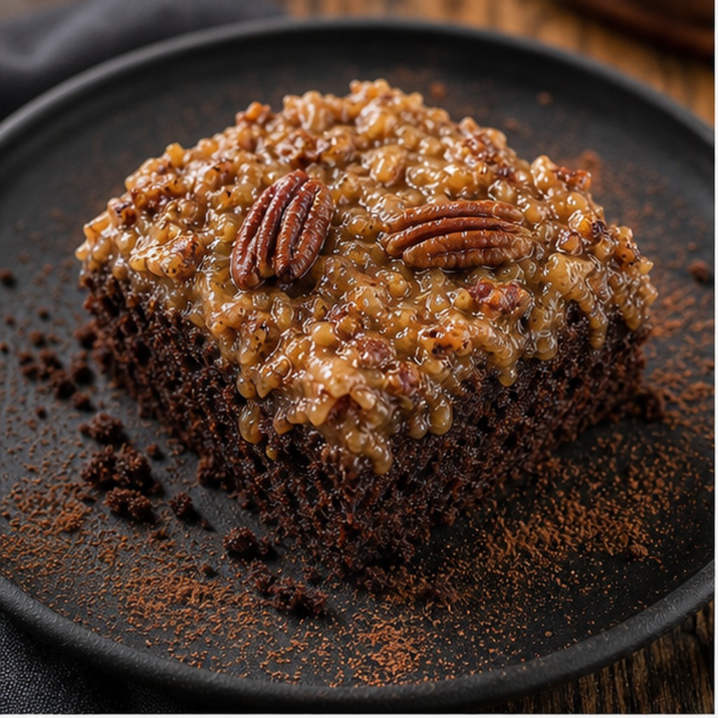 German Chocolate Upside-Down Cake