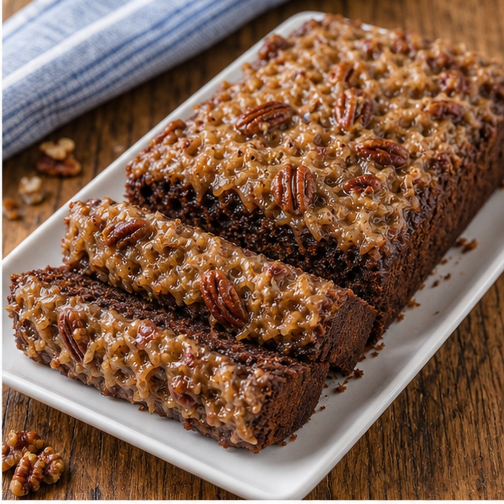 German Chocolate Upside-Down Cake