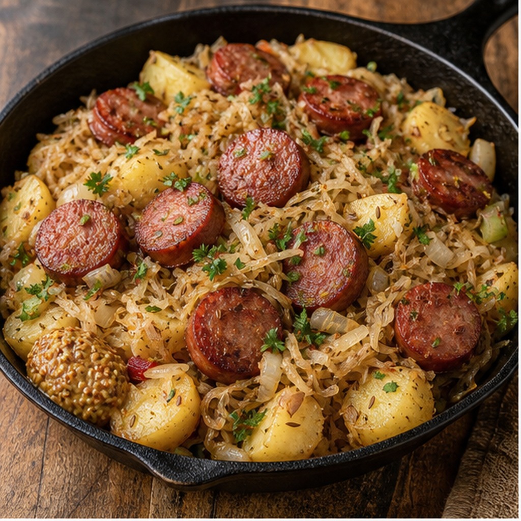Kielbasa and Sauerkraut