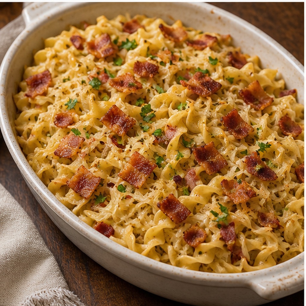 Sauerkraut and Noodles