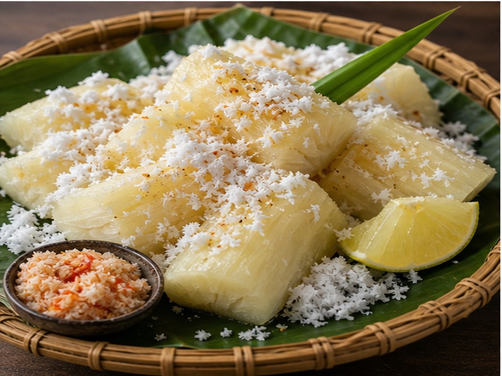 Steamed Cassava