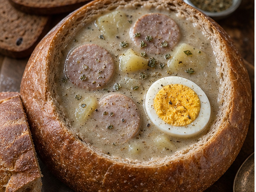 Кислый ржаной суп