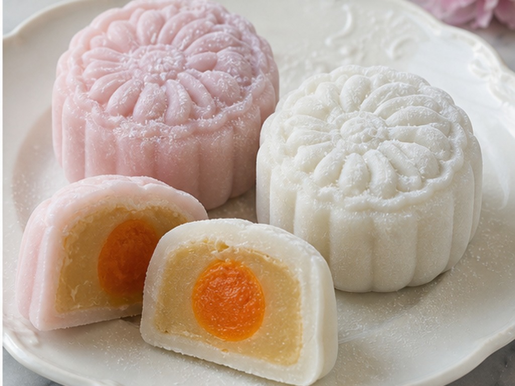 Schneehaut-Mondkuchen