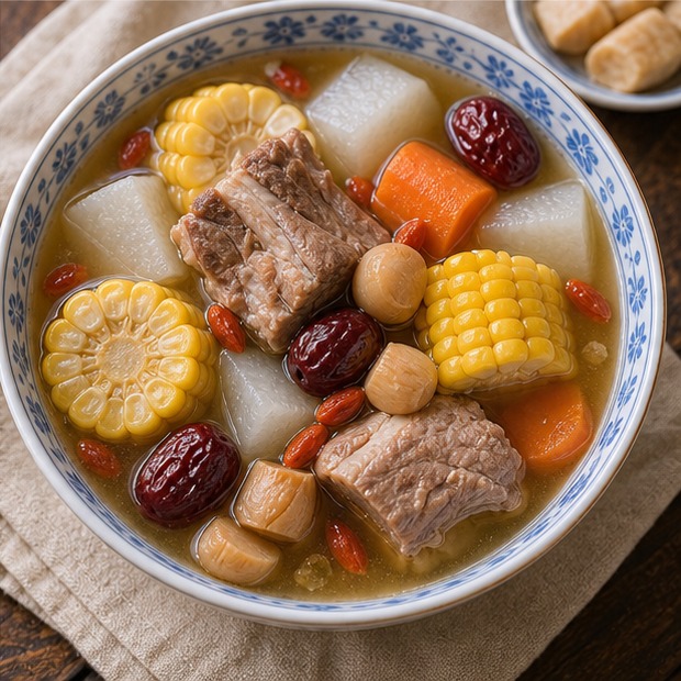 Kantonesische langsam gekochte Suppe
