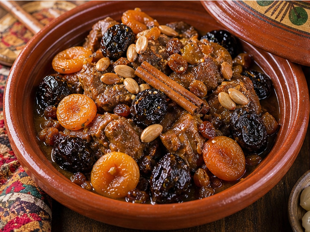 طاجين لحم لحلو