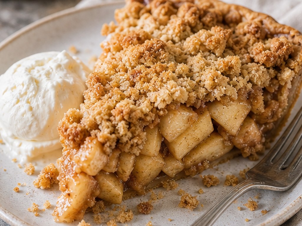 Яблочный пирог с крамблом
